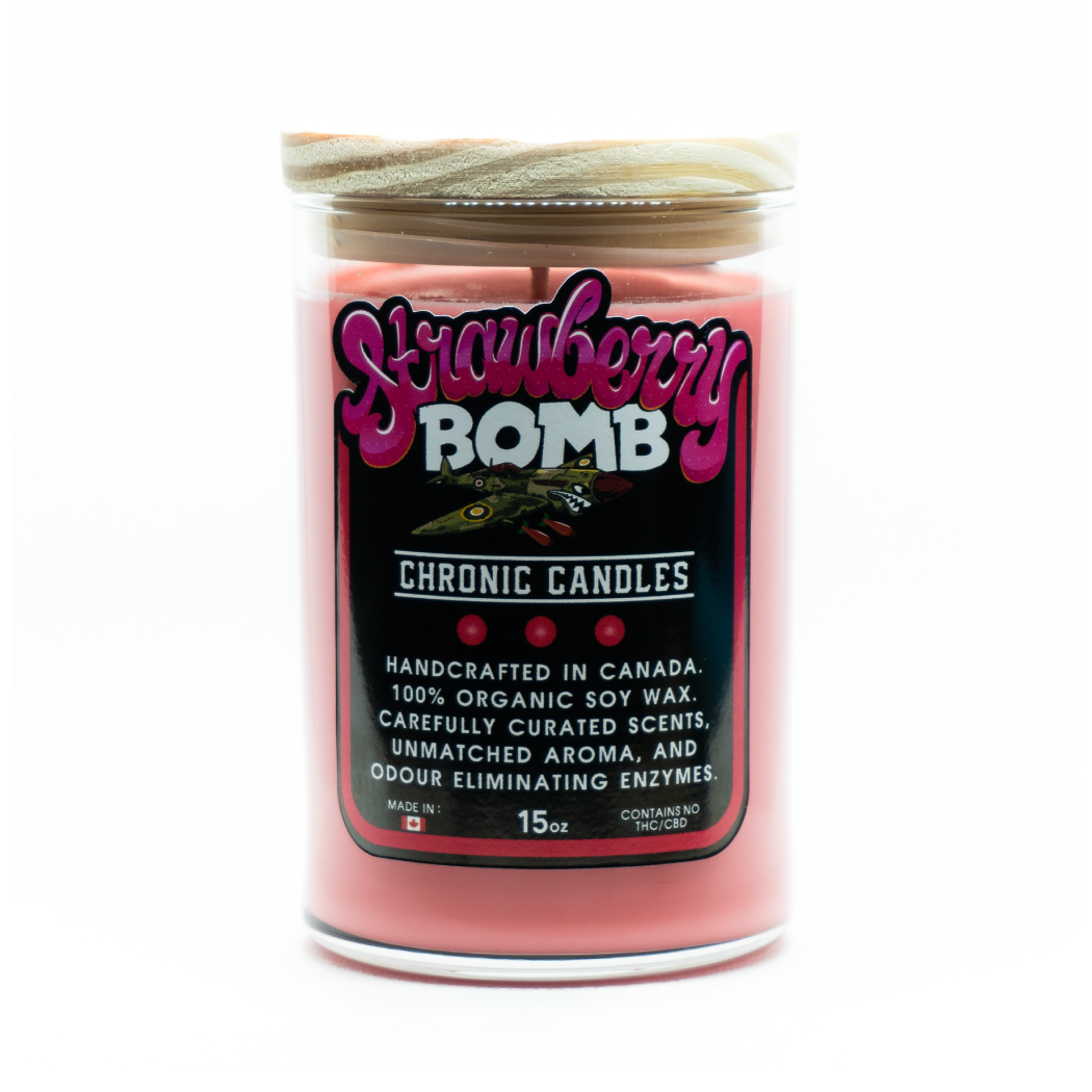 Strawberry Bomb - 15oz Chronic Candle